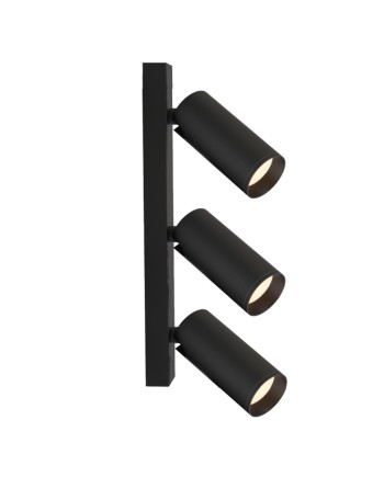 NAZARÉ * REGLETA Mini GU10 3L NEGRO